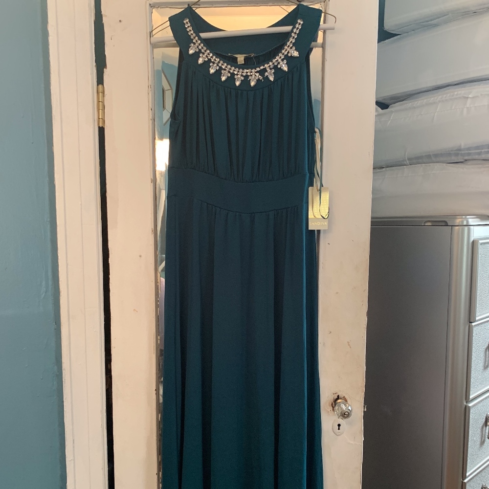 Green Evening Gown Sz.L
